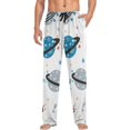thumbnail image 4 of Colorful Planets Ghost Pajama Pants, Men's Lounge Pants Light with Drawstring and Pockets, Christmas New Year Birthday Father's Day Gifts, 4 of 7