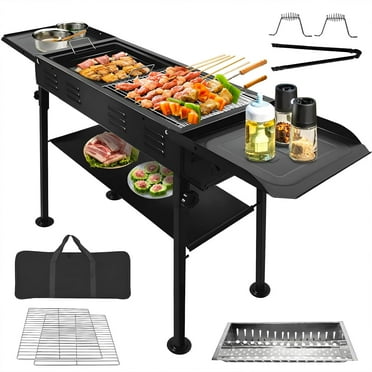 Portable Hibachi Charcoal Grill – Foldable BBQ For Camping, Backyard & Tailgating (Multiple Sizes)