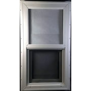 Mobile Home Insulated Vinyl Thermopane Lower Tilt Sash Screen Window 14" x 27"