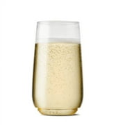 Tossware 6 Oz. Plastic Wine & Champagne Glass (Set of 12)