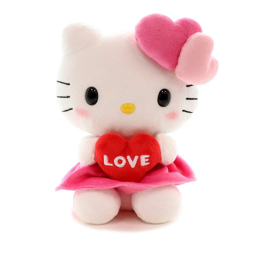 Kitty Sanrio Hello 8" Valentine Mascot Plush Doll Special Edition