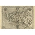 thumbnail image 1 of 24"x36" Gallery Poster, map of Brittany France 1594, 1 of 1