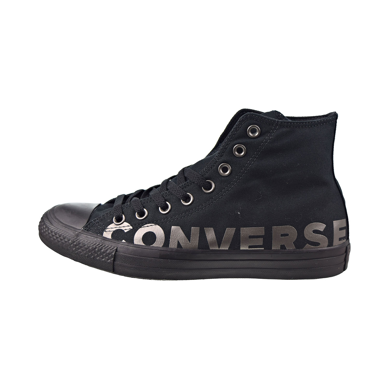 Converse Chuck Taylor All Star Hi Wordmark 2.0 Men's Shoes Black-Gunmetal-Black 165429f - image 4 of 6