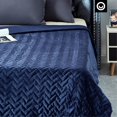 thumbnail image 5 of Cozy Tyme Davu Weighted Blanket - 15 Pound Quilted Cover 48"x 72" Navy, 5 of 10
