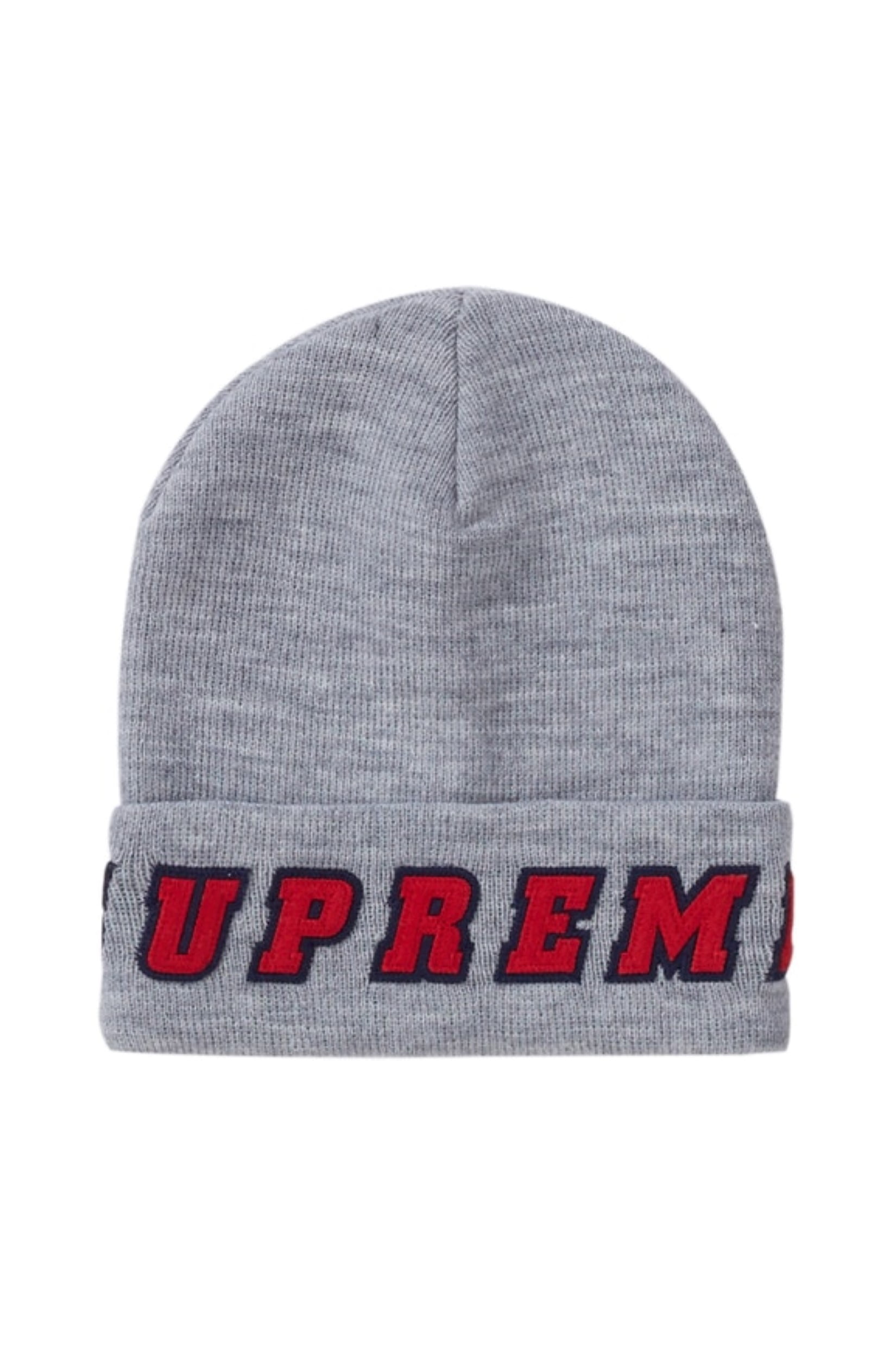 supreme felt logo beanie