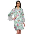 thumbnail image 1 of Moomaya Printed Bridesmaid Robes Short Bride Getting Ready Dress Loungewear, 1 of 6
