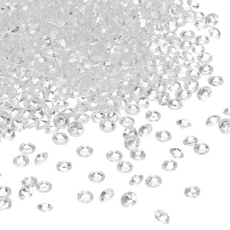 5000Pcs Wedding Table Scatter Confetti for arties Table Centerpiece Decor Bridal Shower Parties (White 4.5mm)