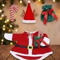 thumbnail image 5 of AuroraX Porch Goose Clothes Set 23" Santa Claus Costume Porch Goose Christmas Outfit 17-19 In Funny Winter Porch Goose Accessories Porch Duck Clothing Outdoor Decor, 5 of 6