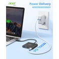 thumbnail image 3 of Hub USB C Acer 3 en 1 USB C vers HDMI avec 5Gbps USB 3.0 PD 100W, 3 of 8