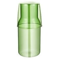 thumbnail image 2 of Bedside Water Carafe Set with Tumbler Glass Set for Bedroom Nightstand, Glass Mouthwash Bottle for Bathroom Kitchen,17oz, 2 of 8