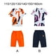 thumbnail image 4 of Sonducket Ropa de verano para niños, camisas para adolescentes, trajes para niños, pantalones exquisitos transpirables de larga duración, conjuntos de ropa Púrpura 110cm, 4 of 6
