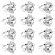 thumbnail image 5 of 12pcs BLINGLE ANILLAS DE NATRA DE BLINGLADO Soporte de servilletas Banquete de boda Decoración de la cena para la fiesta de bodas (plata), 5 of 8