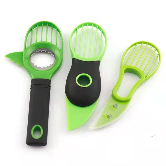 Avocado Slicer 3-in-1 Tool Fruit Cutter Pitter Splitter Peeler with Comfort Grip Handle Multipurpose Kitchen Gadget for Salad Guacamole 3PCS 3PCS