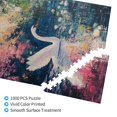 thumbnail image 4 of Marpieviii Puzzles for Adults 1000 Pieces Goose in the Lake Home Decor Unique Wooden Jigsaw Puzzles for Adults, 4 of 8