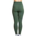 thumbnail image 5 of YUGYXL Womens High Waisted Seamless Workout Leggings Butt Lifting Gym Yoga Pants Booty Scrunch Vital Tummy Control Ruched Tights Army Green,S, 5 of 6