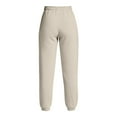 thumbnail image 7 of Women's Zippered Pocket Sweatpants, Elastic Waist Casual Lounge Pants with Side Pockets, Comfortable Pull-On Joggers for Home Wear and Daily Activities Beige L, 7 of 7