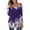 Purple, variant on Kayannuo Womens Tops Long Sleeve Fall Women Button Blouse Printing Casual Long Sleeves (No Positioning Printing)