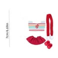 thumbnail image 3 of Dolls & Accessories Playset for Festive Dress Up Set of Outfits for Your Favorite Doll Inclusive Seasonal Attire, 3 of 6