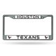 thumbnail image 1 of Rico Industries Marco de Placa de Licencia Estándar de Cromo de los Houston Texans de la NFL, 6 x 12.25", 1 of 3