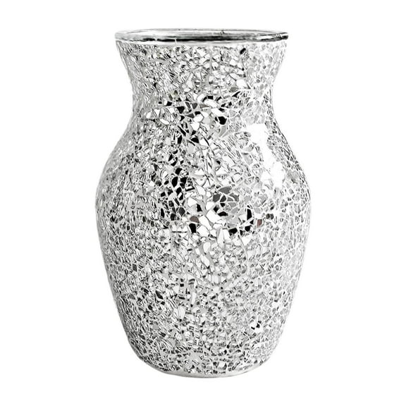 yotijay Decorative Flower Vase Modern Mosaic Centerpiece Vase for Flower Arrangement