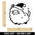 thumbnail image 2 of Christmas Llama Self-Inking Rubber Stamp Ink Stamper - Yellow Ink - Medium 1 Inch, 2 of 7