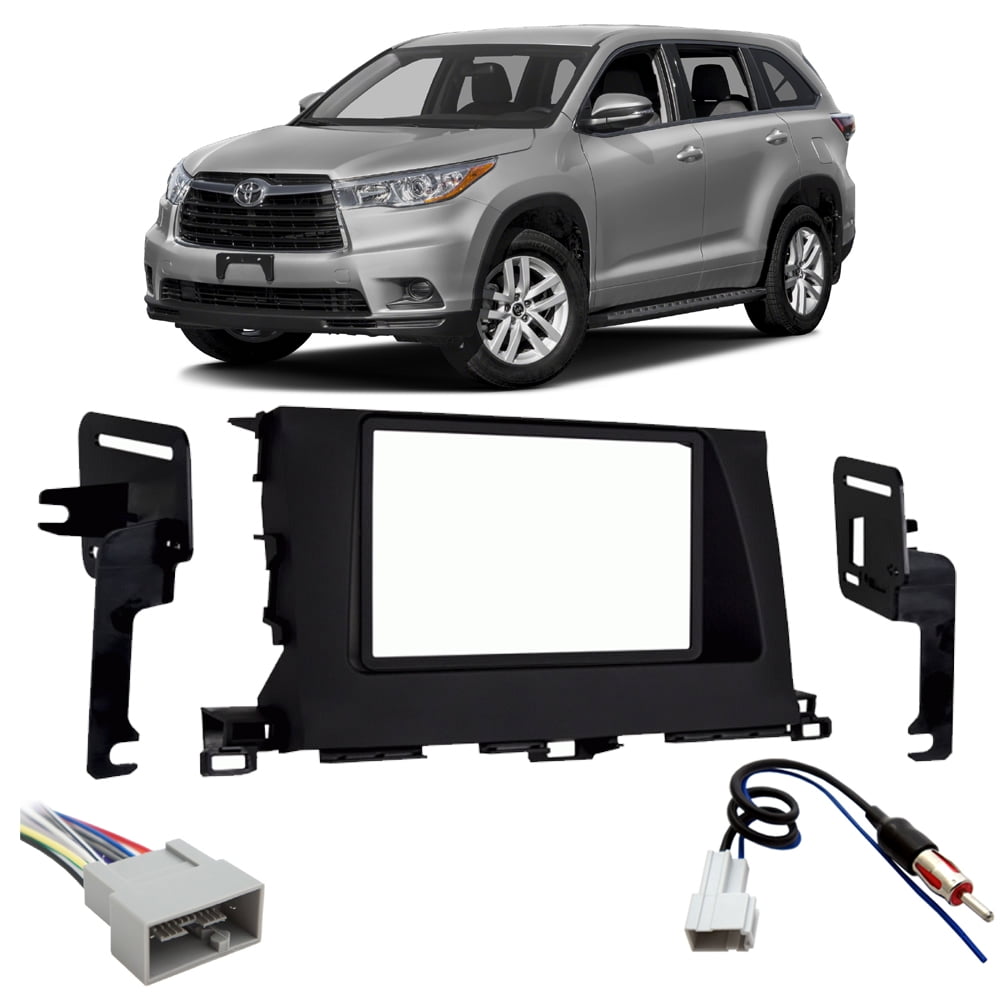 Metra 99-8248B Double DIN Dash Kit for Select 2014-Up Toyota Highlander Vehicles