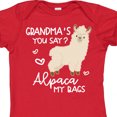 thumbnail image 4 of Inktastic Grandma's You Say Alpaca My Bags Boys or Girls Baby Bodysuit, 4 of 5
