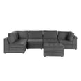 thumbnail image 1 of Sala Modular con Taburete 5 Plazas Dicasa Versa Gris, 1 of 8