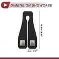 thumbnail image 4 of Ofertas Únicas 1 Pc Gancho Universal para Reposacabezas de Asiento de Auto para Bolsos y Mochilas Negro 6.50"x1.15", 4 of 7