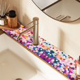 thumbnail image 2 of Yayeee Faucet Mat for Kitchen Sink 30" Diatomite Long Splash Guard Pad, Purple Colorful Circles, 2 of 7