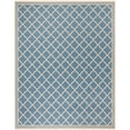 thumbnail image 4 of SAFAVIEH Beach House Richard Geometric Indoor/Outdoor Area Rug, Blue/Creme, 4' x 4' Square, 4 of 10