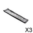 thumbnail image 1 of 6 platos de melamina para sushi, plato rectangular para servir, bandeja a, 24x7,9x2,1cm 3 piezas, 1 of 10