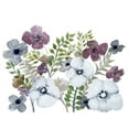 thumbnail image 2 of Charest, Doris 14x12 White Modern Wood Framed Museum Art Print Titled - Floral Gossip 4, 2 of 4