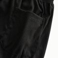 thumbnail image 6 of CAUYDY Boy's Baggy Sweatpants Wide Leg Elastic Waist Casual Athletic Pants with Pockets Kid Back to School Clothes Fall Winter Black Sizes 15-16 Years, 6 of 7