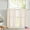 Crude, variant on Linen Textured Short Curtains Kitchen Tiers Solid Color Cafe Drapes Rod Pocket