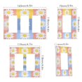 thumbnail image 2 of Yayeee Rocker Switch Wall Plate 1-Gang 4.6"x2.9" Home Decorative Outlet Cover, Light Blue Daisy, 2 of 6