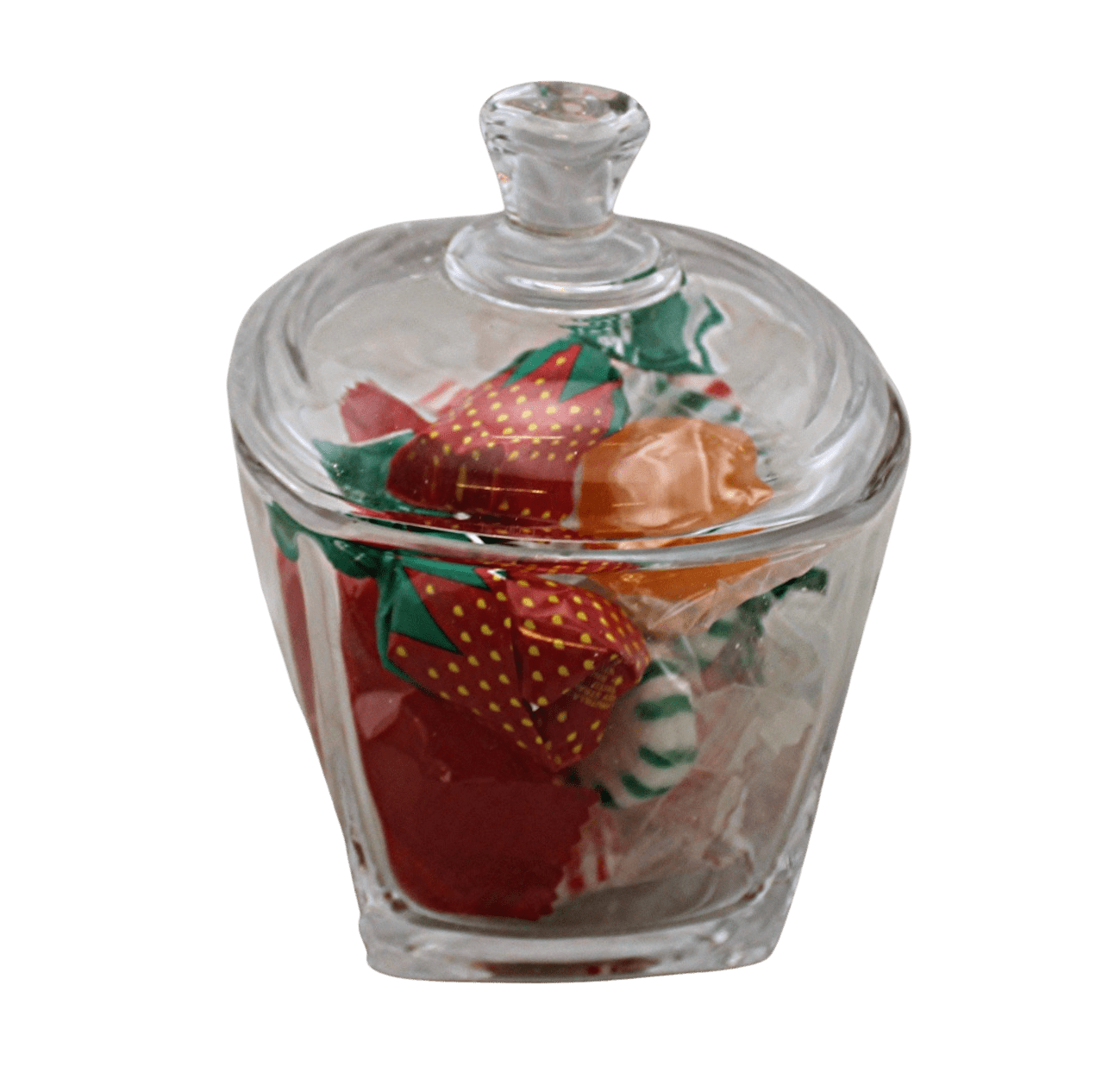 Dependable Industries Inc. Glass Sugar Bowl with Lid Essential