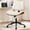 Creamy White, variant on COOLHUT Home Office Chair, Armless Adjustable Height Small Office Desk Chair, PU Leather Swivel Computer Chair, Modern Walnut Bentwood Chair for Office, Reading Meeting Room, Makeup Vanity, Black
