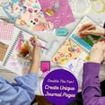 thumbnail image 7 of 2-Pack Mega DIY Journal Kit – Art & Craft Set for Tweens – Cool  Birthday Gift Ideas for Girls Ages 8-12 – Scrapbook & Diary Kit, 7 of 7