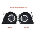thumbnail image 5 of Laptop CPU GPU Cooling Fan For HP ZBook Studio G3 G4 Notebook PC FANS Cooler Radiator NS75C07-15C04 NS75C08-15C05 840960-001 NEW CPU GPU BOTH, 5 of 5
