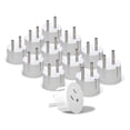 thumbnail image 1 of Adaptadores de Enchufe American USA a Europeo Schuko Orei Certificados CE Alta Resistencia - 12 Paqu, 1 of 9