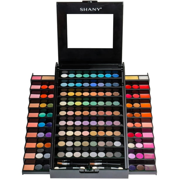 SHANY Elevated Essentials Makeup Set - All-in-One Makeup Kit with 72 Eyeshadows, 28 Lip Colors, 18 Gel Eyeliners, 10 Blushes, 1 Eye Primer, 1 Cream Concealer - Walmart.com