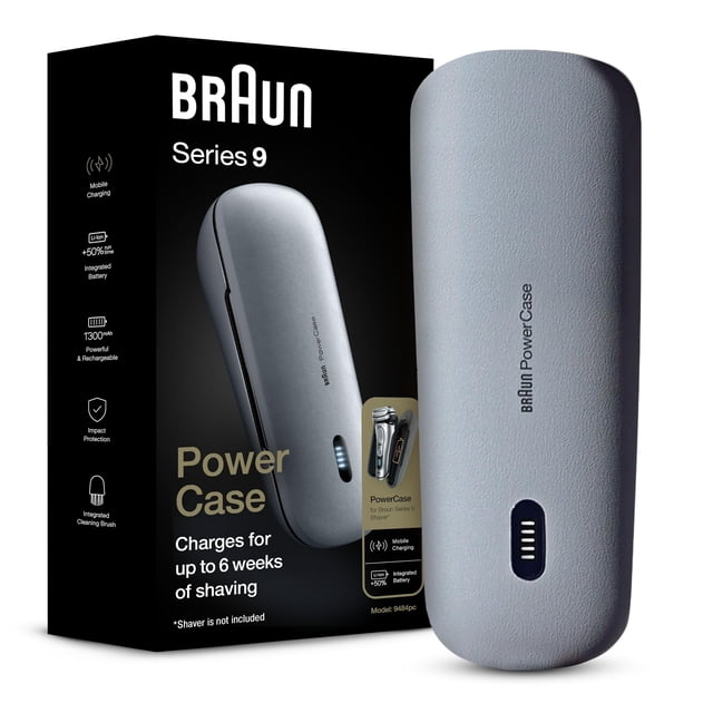 Maquinillas de afeitar eléctricas Powercase Braun para hombre, serie 9/8