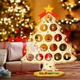 thumbnail image 1 of Adornos navideños, adornos navideños, regalos navideños, árbol de Navidad monolítico de madera, decoración de árbol de Navidad de escritorio, escena de bricolaje, exhibición de ventana, decoraciones d, 1 of 6