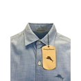 thumbnail image 4 of Tommy Bahama Men's Big Sky Blue Shirt Button Up Short Sleeve (S09), 4 of 12
