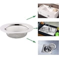 thumbnail image 3 of Stainless Steel Sink Filter, Stainless Steel Sink Filter With Stopper, Stainless Steel Sink Strainer, Kitchen Sink Strainer Stainless Steel, Kitchen Sink Strainer (4Pcs), 3 of 5