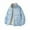 Light Blue, variant on Men's and Big Men's Winter Jackets Fall Winter Warm Down Jacket Plaid Stand Collar Thermal Padded Coats Black 5XL