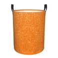 thumbnail image 6 of Lsque Orange Glitter2 pattern Laundry Hamper Basket, Tall Woven Rope Hamper Basket for Clothes, Lightweight Storage Basket, Collapsible Waterproof-Small, 6 of 8