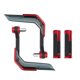 thumbnail image 1 of Kit de Cubierta de Empuñaduras de Mano para Motocicleta 7/8" 22mm 15/16" 24mm Antideslizante de Aleación de Aluminio y Goma para Manillar de Motocicleta Scooter Bicicleta ATV Rojo 1 Juego, 1 of 1