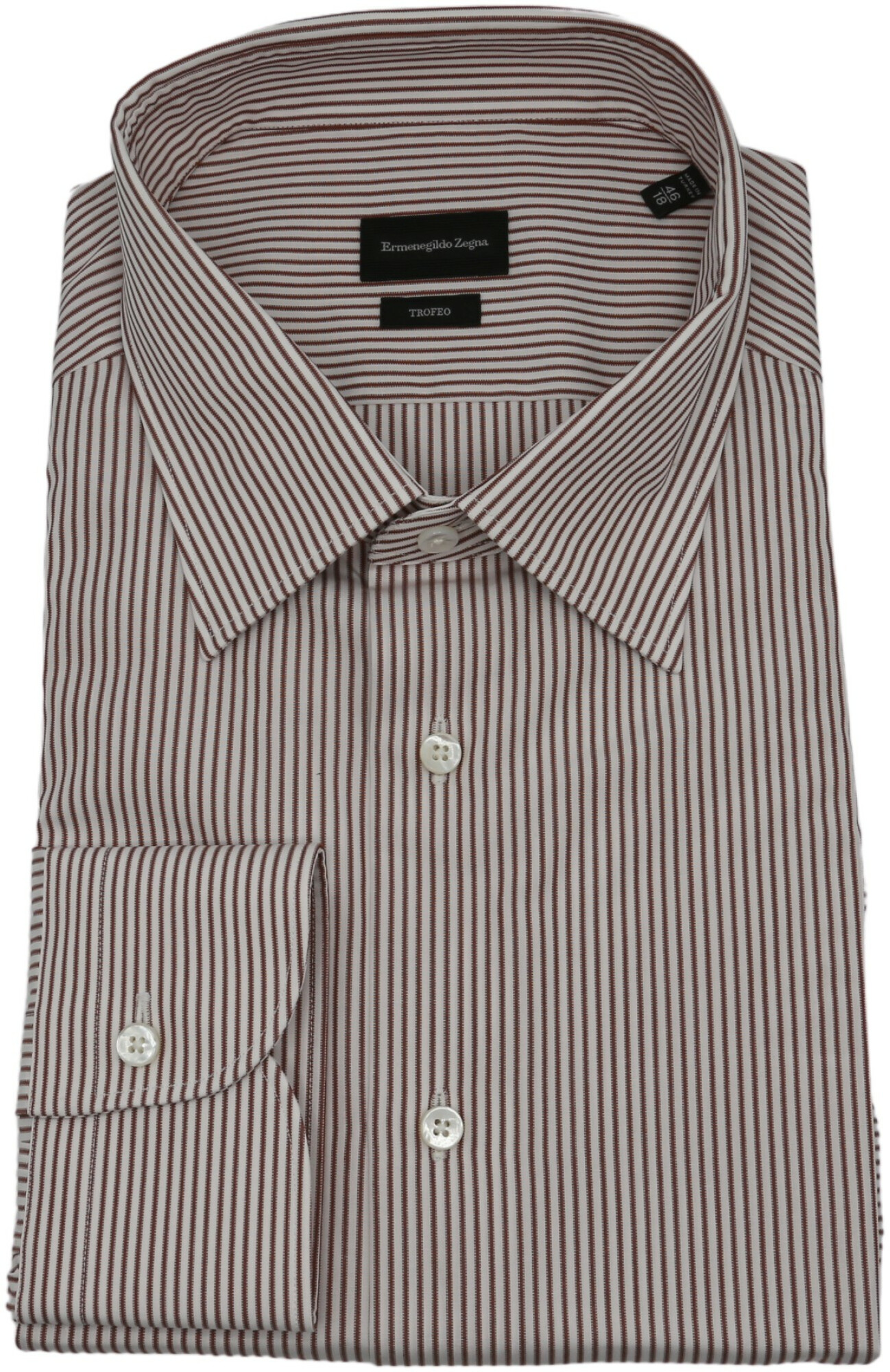 Brwstrp Trofeo Striped Dress Shirt - 46 